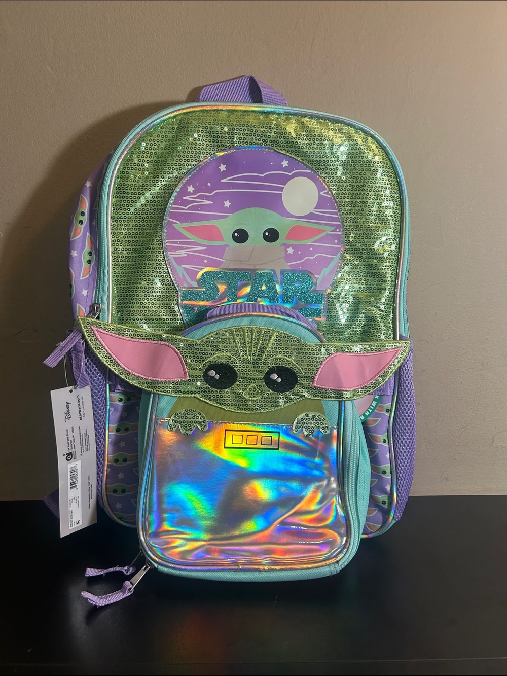 Disney Star Wars The Mandalorian Grogu (Baby Yoda) Backpack School Lunchbox
